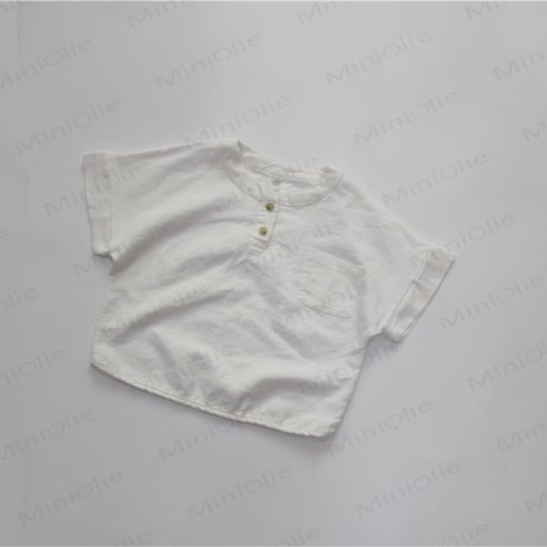 Kid Solid Color Loose T-Shirt