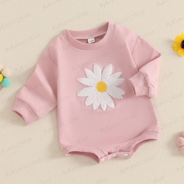 Baby Daisy Embroidered Bodysuit