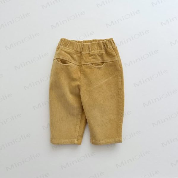 Baby Toddler Girl Cord Solid Color Pants