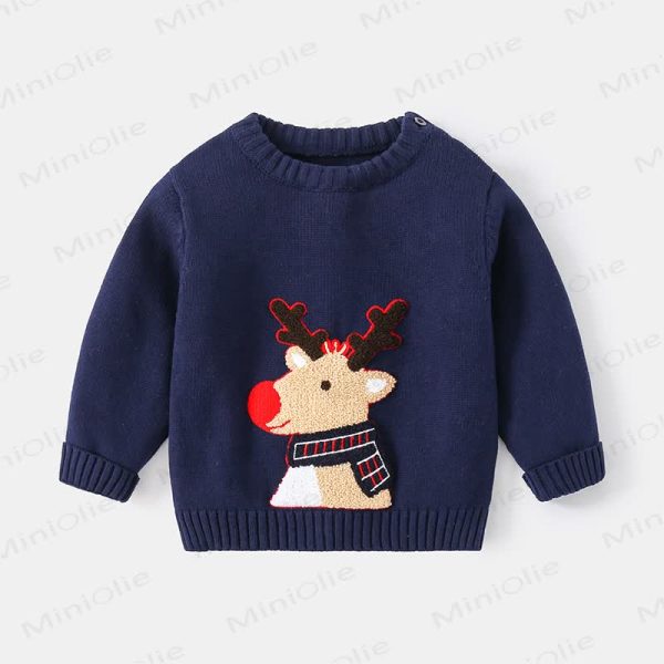 Baby Toddler Christmas Cartoon Dear Sweater
