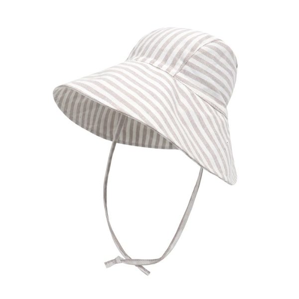 Baby Big Brim Linen Sun Hat