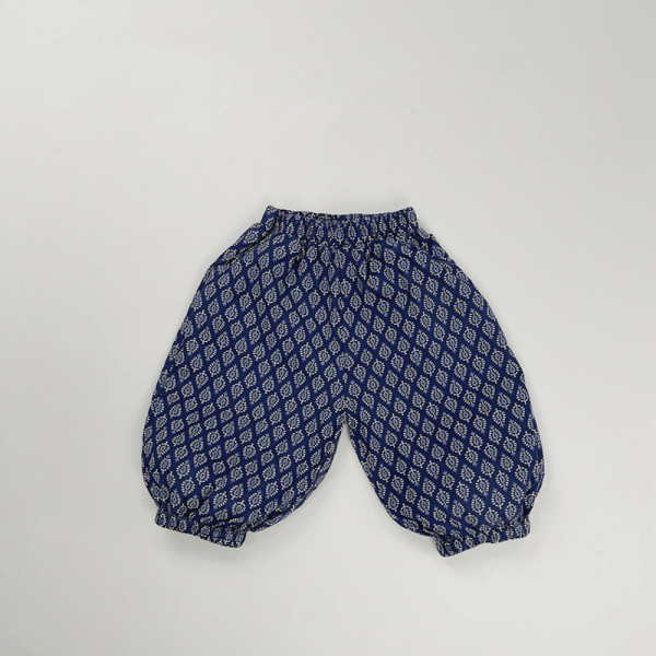 Toddler Loose Retro Pattern Design Pants
