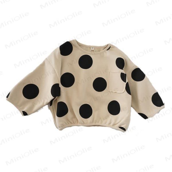 Toddler Dots Pocket Sweatshirt