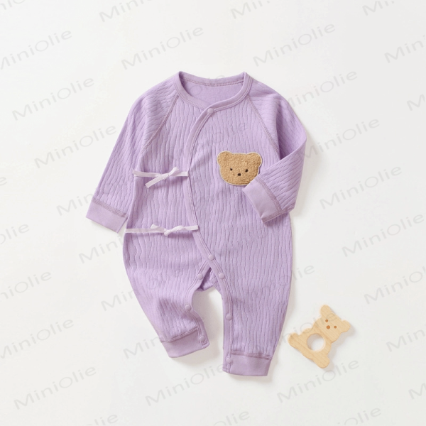 Baby Kimono Cute Plush Bear Romper