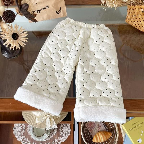 Baby Toddler Girl Fleece Lined Pants