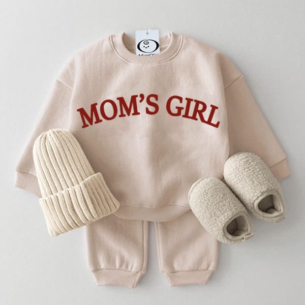 MOM'S GIRL Mommy and Me Sweatshirt/Set