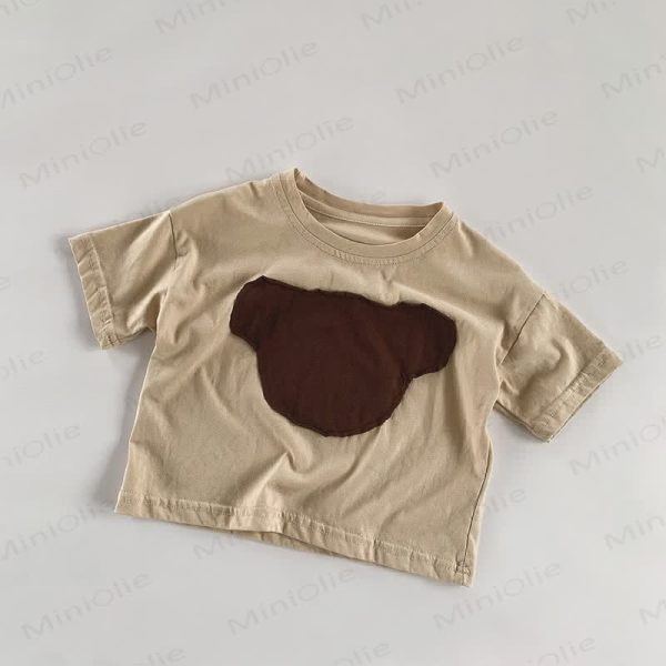 Kid Bear Shaped Patch T-Shirt