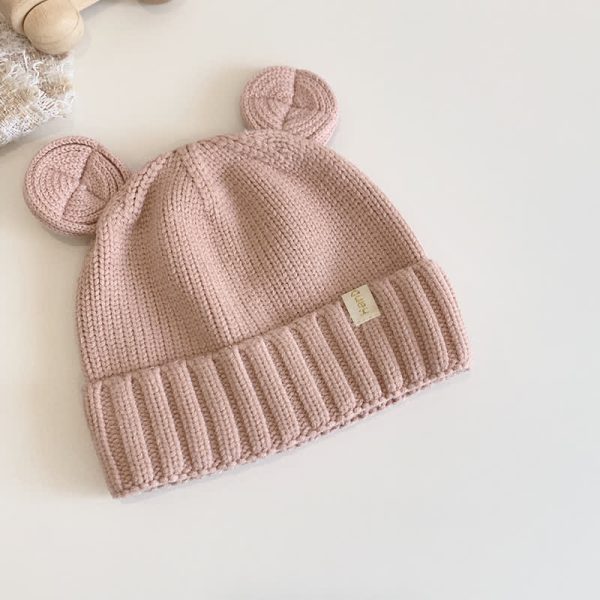 Baby Bear Ears Knitted Beanie
