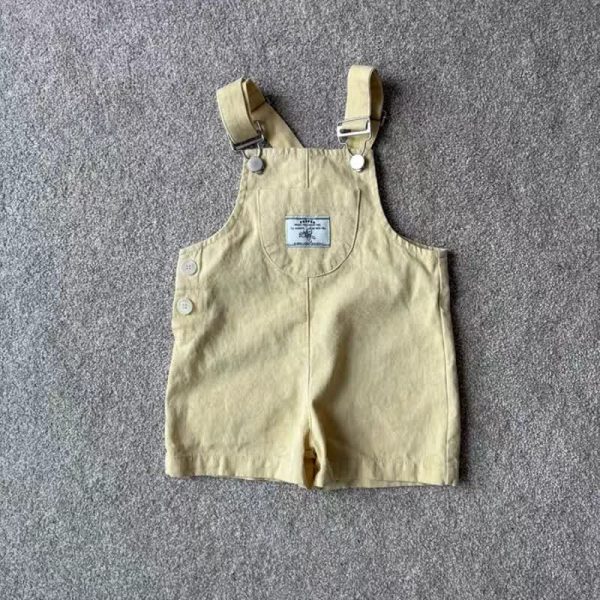 Baby Toddler Vertical Striped Summer Overalls