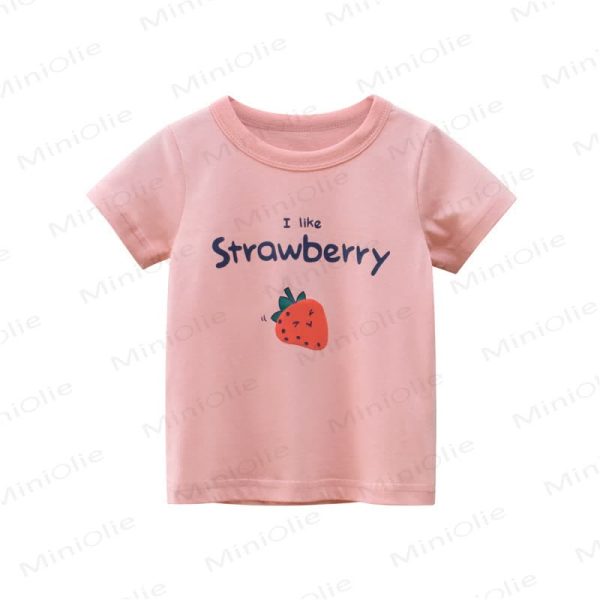 I LIKE MELON/STRAWBERRY/ORANGE Kid Fruit Printed T-Shirt